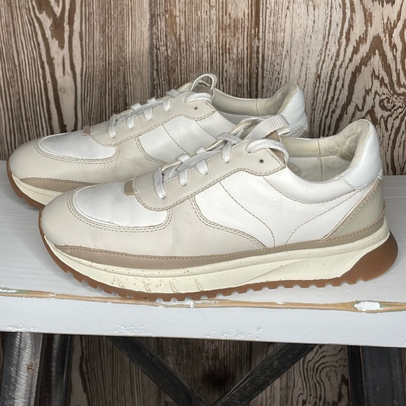 Madewell Kick Off Trainer Sneakers Shoes Antique Cream / Beige Size 7 - Picture 4 of 16